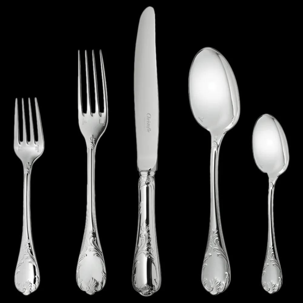 La Trousse Et Ensembles Individuels|Services De Table Et Ménagères*Christofle Ensemble individuel (5 pièces) en métal argenté
