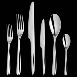 Services De Table Et Ménagères*Christofle Ensemble pour 6 personnes (36 pièces) en acier avec boîte de rangement