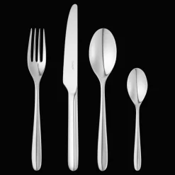 Écrins De Couverts|Services De Table Et Ménagères*Christofle Ensemble pour 6 personnes (24 pièces) en acier avec écrin