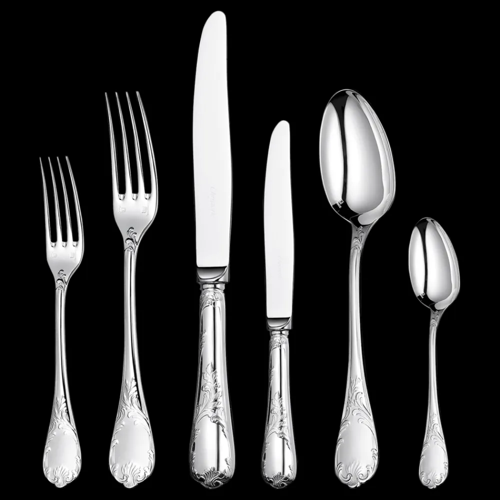 Services De Table Et Ménagères*Christofle Ensemble pour 6 personnes (36 pièces) en argent massif