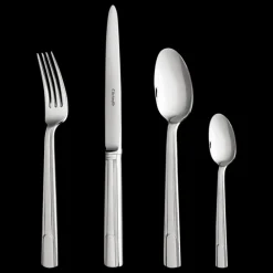 Services De Table Et Ménagères*Christofle Ensemble pour 12 personnes (48 pièces) en acier avec boîte de rangement