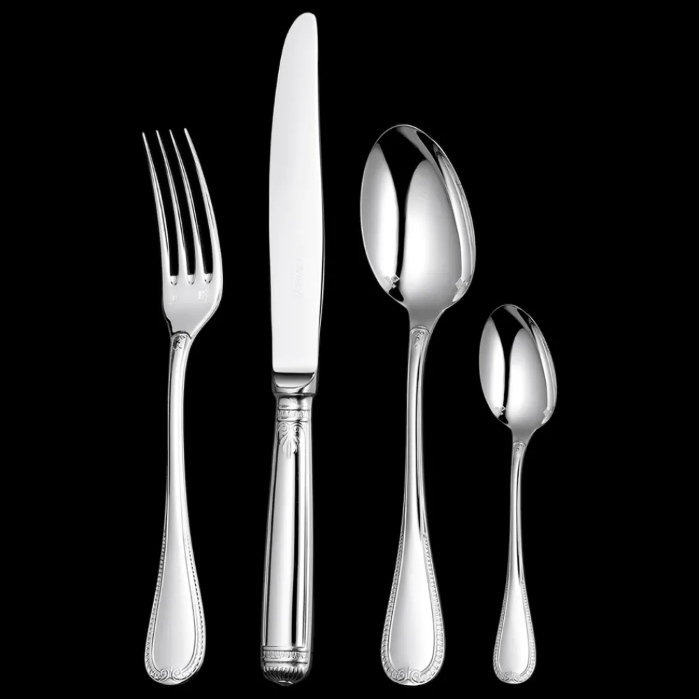 Services De Table Et Ménagères*Christofle Ensemble pour 6 personnes (24 pièces) en métal argenté avec boîte de rangement