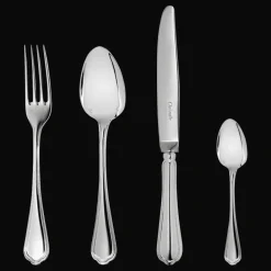 Services De Table Et Ménagères*Christofle Ensemble pour 6 personnes (24 pièces) en métal argenté avec boîte de rangement