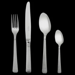 Services De Table Et Ménagères*Christofle Ensemble pour 12 personnes (48 pièces) en acier avec boîte de rangement