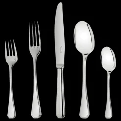 Services De Table Et Ménagères*Christofle Ensemble pour 12 personnes (75 pièces) en métal argenté avec coffre