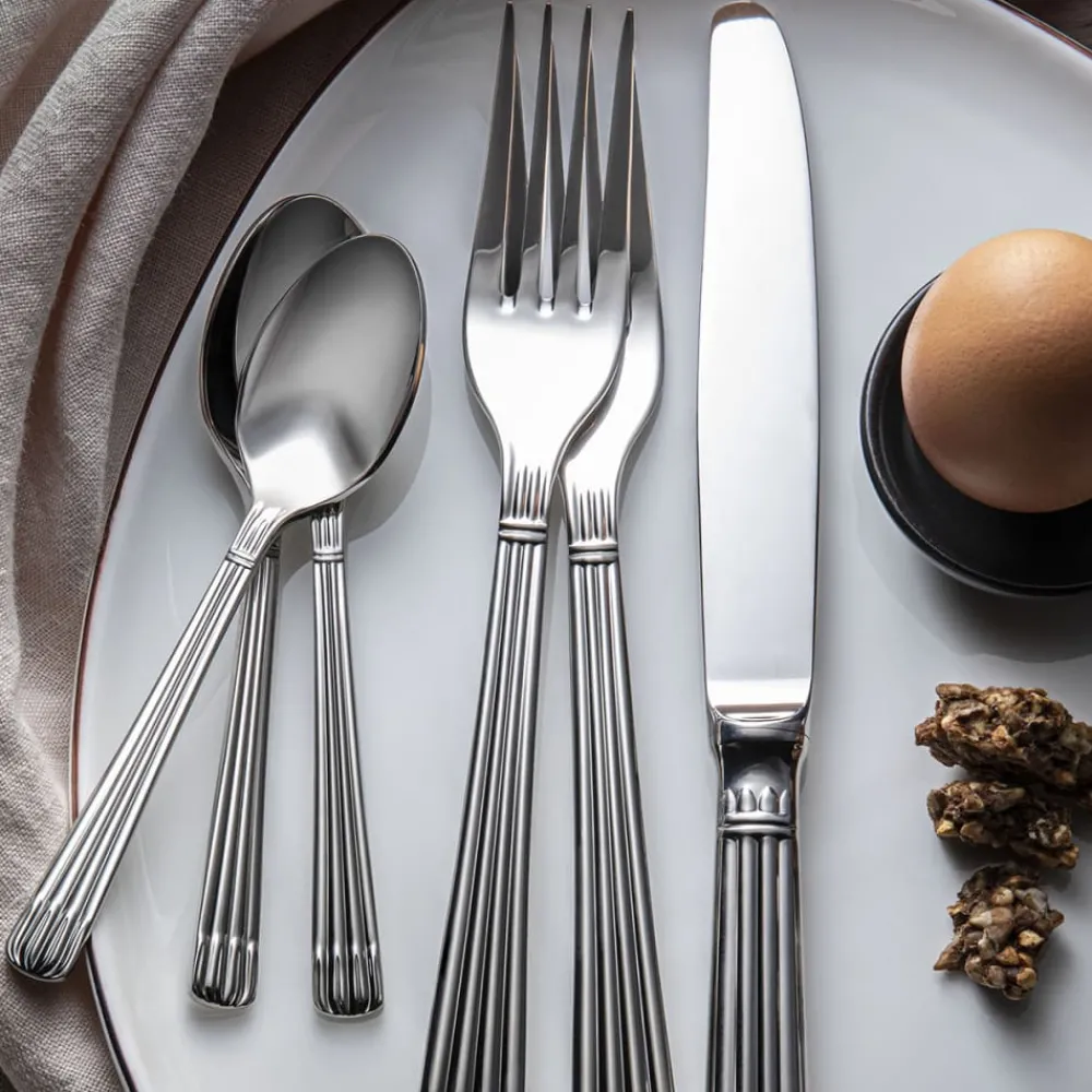 Services De Table Et Ménagères*Christofle Ensemble pour 12 personnes (75 pièces) en acier avec coffre