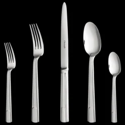 Services De Table Et Ménagères*Christofle Ensemble pour 6 personnes (36 pièces) en acier avec boîte de rangement