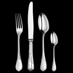 Services De Table Et Ménagères*Christofle Ensemble pour 6 personnes (24 pièces) en métal argenté avec boîte de rangement