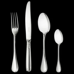 Services De Table Et Ménagères*Christofle Ensemble pour 12 personnes (48 pièces) en métal argenté avec boîte de rangement