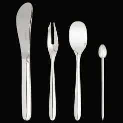 Cadeaux Oenologie|Cadeaux Cocktails Et Spiritueux*Christofle Ensemble pour 6 personnes (24 pièces) en métal argenté avec écrin