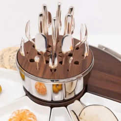 Cadeaux Oenologie|Cadeaux Cocktails Et Spiritueux*Christofle Ensemble pour 6 personnes (24 pièces) en métal argenté avec écrin