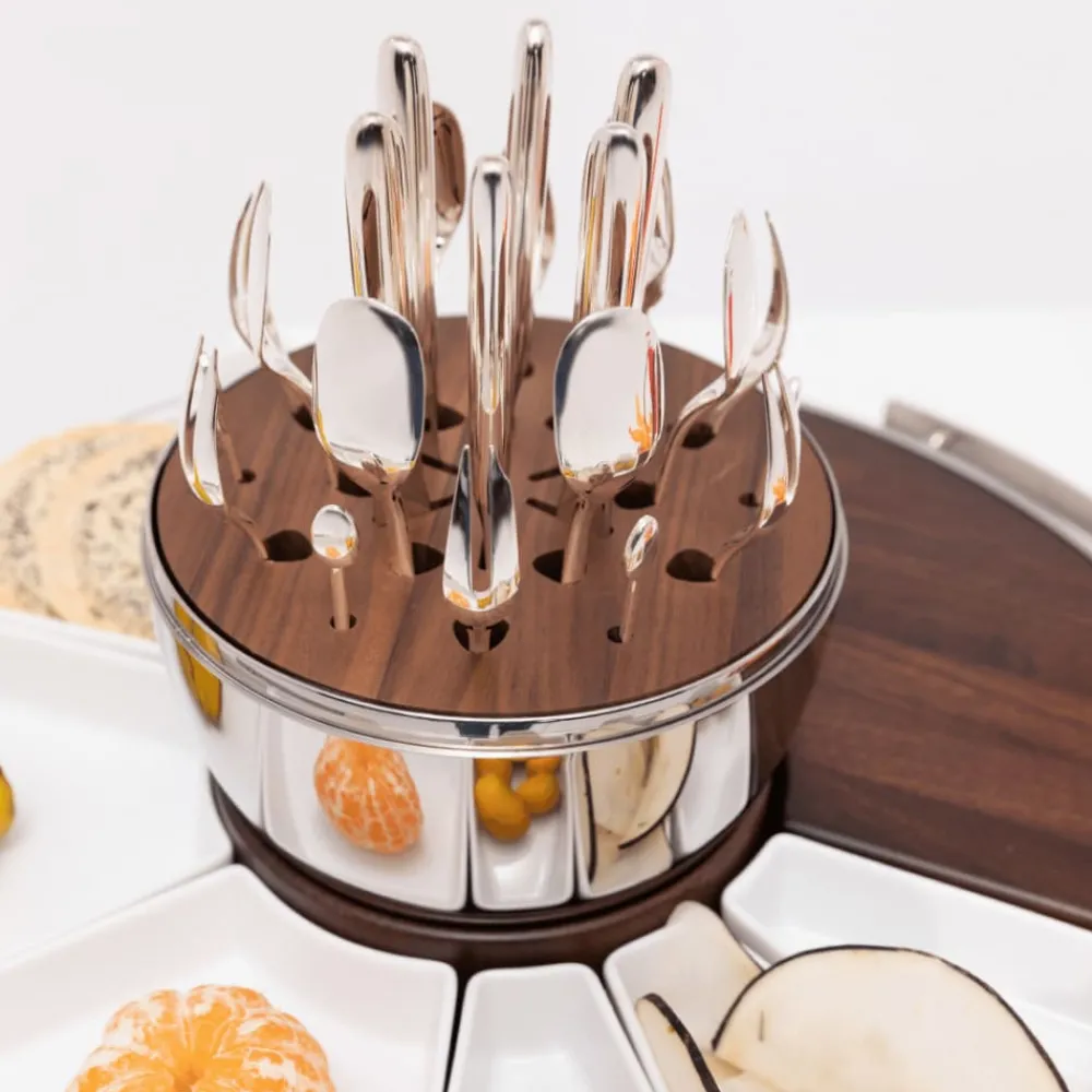 Cadeaux Oenologie|Cadeaux Cocktails Et Spiritueux*Christofle Ensemble pour 6 personnes (24 pièces) en métal argenté avec écrin