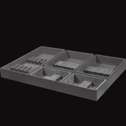 Services De Table Et Ménagères*Christofle Ensemble pour 12 personnes (48 pièces) en métal argenté avec boîte de rangement
