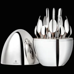 Écrins De Couverts*Christofle Ensemble pour 6 personnes (24 pièces) en métal argenté avec écrin
