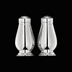 Cadeaux Personnalisables|Accessoires De Table*Christofle Ensemble salière et poivrier en métal argenté