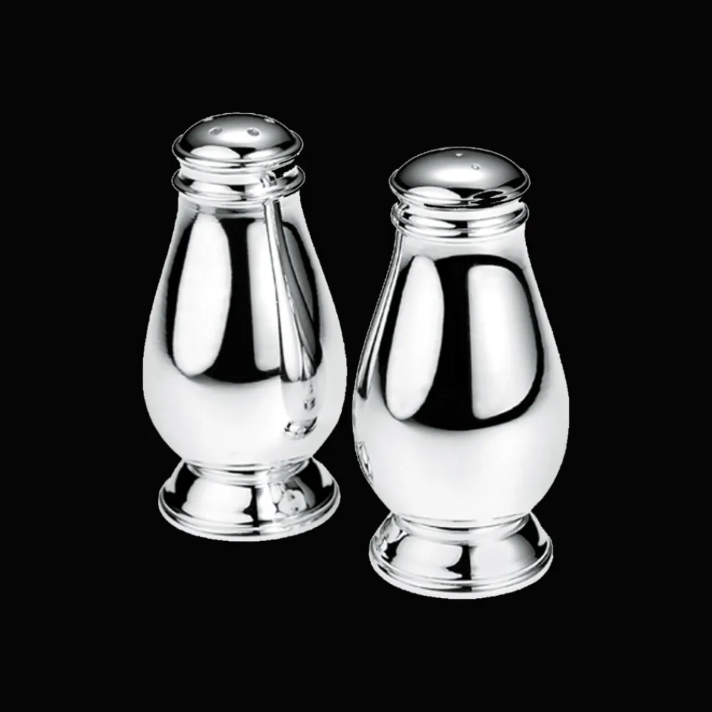 Cadeaux Personnalisables|Accessoires De Table*Christofle Ensemble salière et poivrier en métal argenté