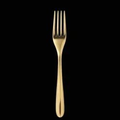 Fourchettes*Christofle Fourchette de table en acier - coloris or