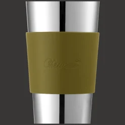 Cadeaux Thé Et Café|Accessoires Thé Et Café*Christofle Gobelet isotherme en acier - manchette vert impérial