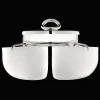 Accessoires De Table|Plats*Christofle Grand service à caviar en métal argenté
