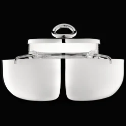Accessoires De Table|Plats*Christofle Grand service à caviar en métal argenté