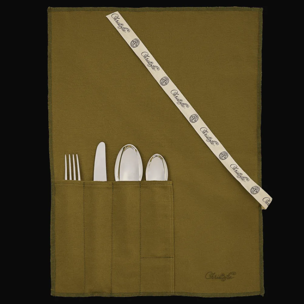 La Trousse Et Ensembles Individuels|Services De Table Et Ménagères*Christofle La Trousse - 4 couverts taille intermédiaire en Métal Argenté