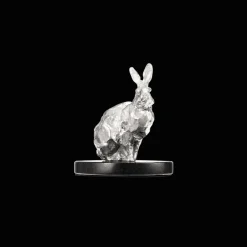 Haute Orfèvrerie*Christofle Lapin Assis en Argent massif - Haute Orfèvrerie