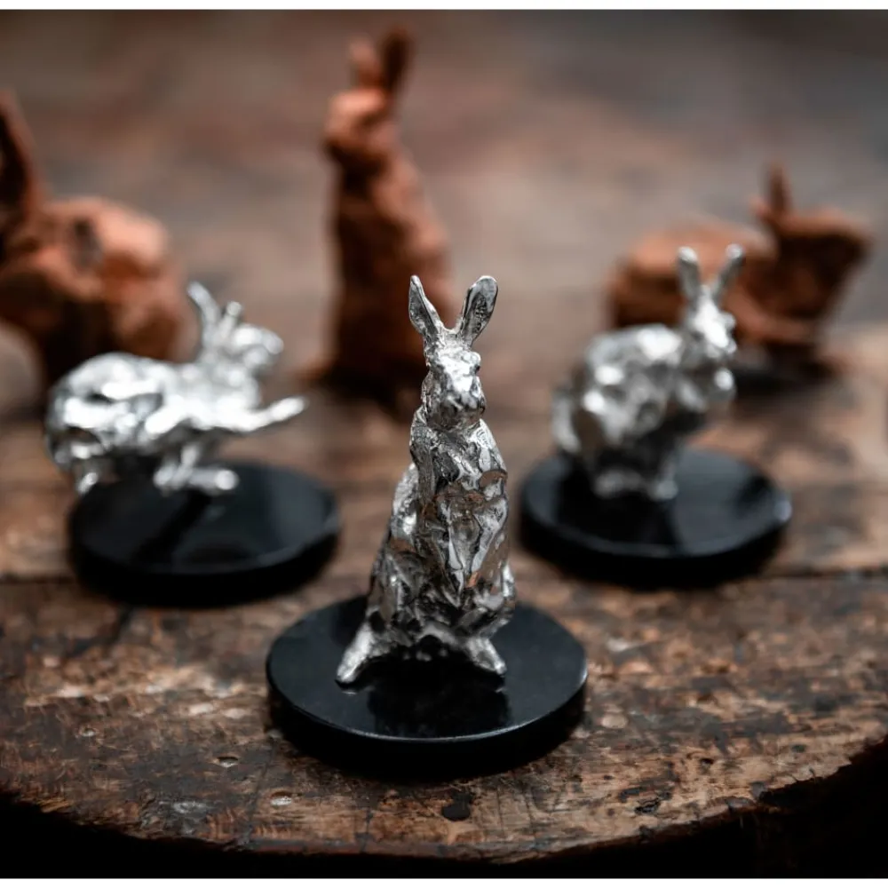 Haute Orfèvrerie*Christofle Lapin Debout Argent Massif - Haute Orfèvrerie