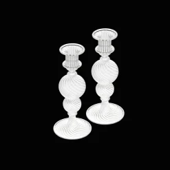 Bougeoirs Et Photophores*Christofle Lot de 2 bougeoirs - Taille L