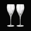 Verres En Cristal|Verres En Cristal*Christofle Lot de 2 verres à eau en cristal