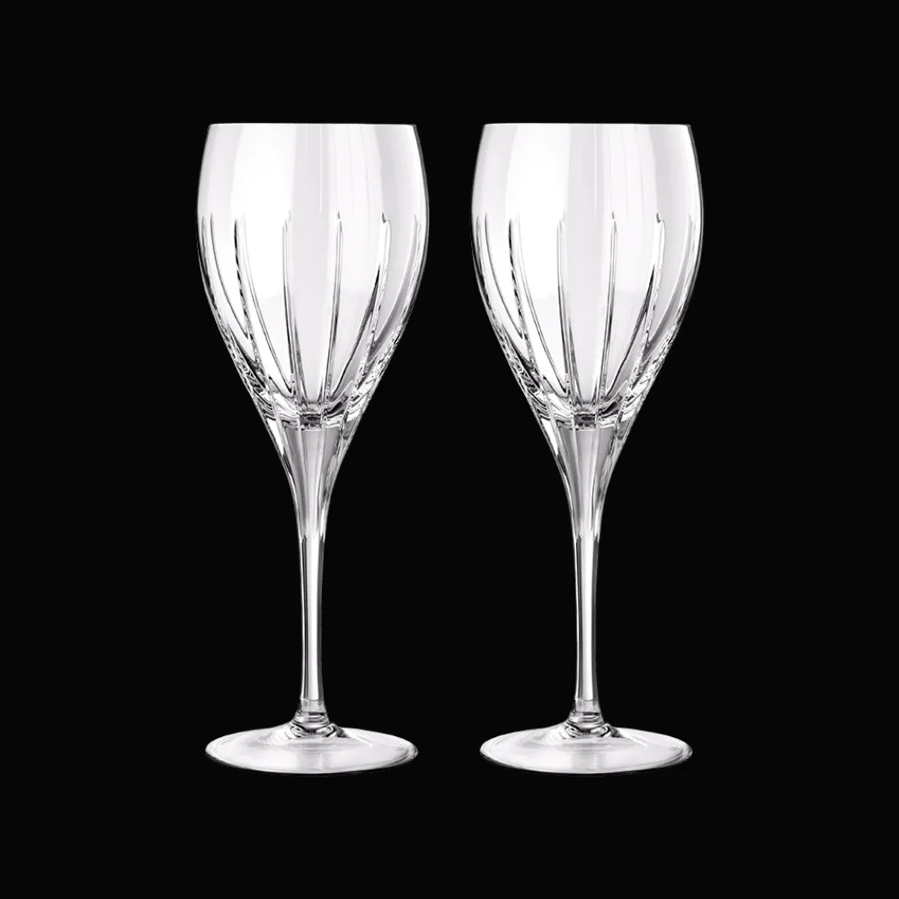 Verres En Cristal|Verres En Cristal*Christofle Lot de 2 verres à eau en cristal