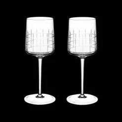 Verres En Cristal|Verres En Cristal*Christofle Lot de 2 verres à eau en cristal