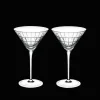 Verres En Cristal|Verres En Cristal*Christofle Lot de 2 verres à martini en cristal