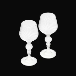 Cadeaux Oenologie|Verres En Cristal*Christofle Lot de 2 verres à vin blanc