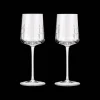 Cadeaux Oenologie|Verres En Cristal*Christofle Lot de 2 Verres à vin blanc en cristal