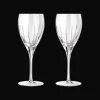 Cadeaux Oenologie|Verres En Cristal*Christofle Lot de 2 verres à vin rouge en cristal