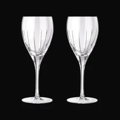 Cadeaux Oenologie|Verres En Cristal*Christofle Lot de 2 verres à vin rouge en cristal