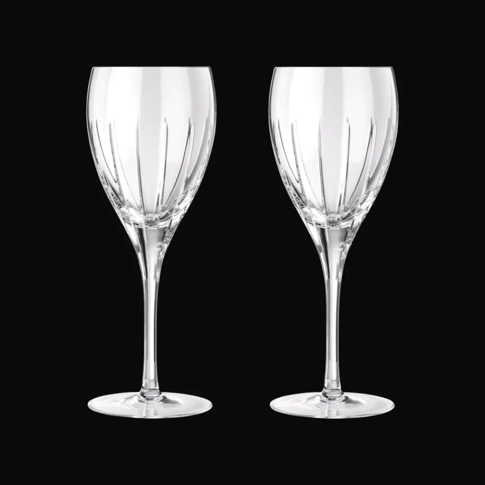 Cadeaux Oenologie|Verres En Cristal*Christofle Lot de 2 verres à vin rouge en cristal