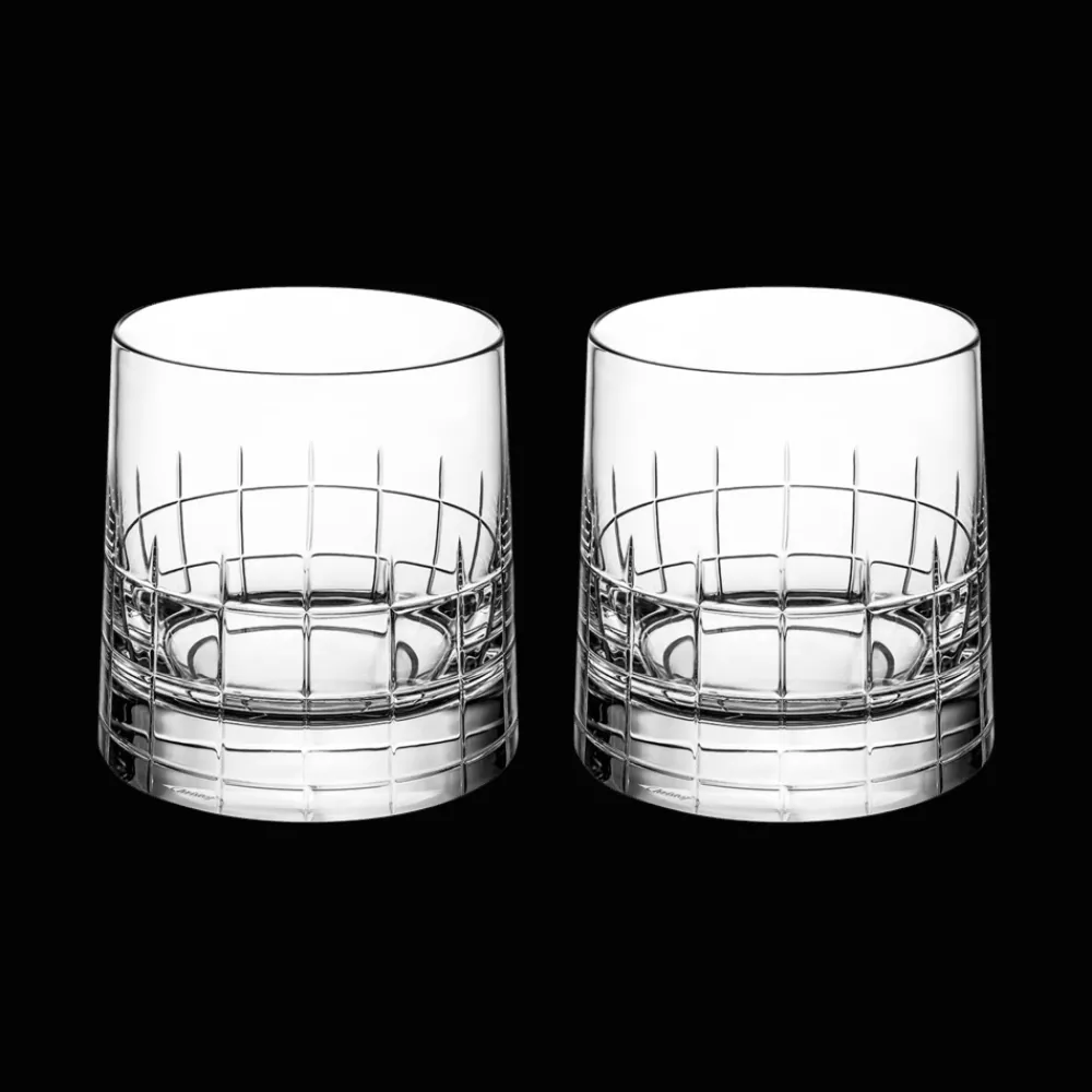 Verres En Cristal|Verres En Cristal*Christofle Lot de 2 verres à whisky double en cristal