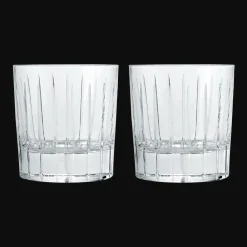 Cadeaux Cocktails Et Spiritueux|Cadeaux Oenologie*Christofle Lot de 2 verres doubles à whisky old-fashioned en cristal