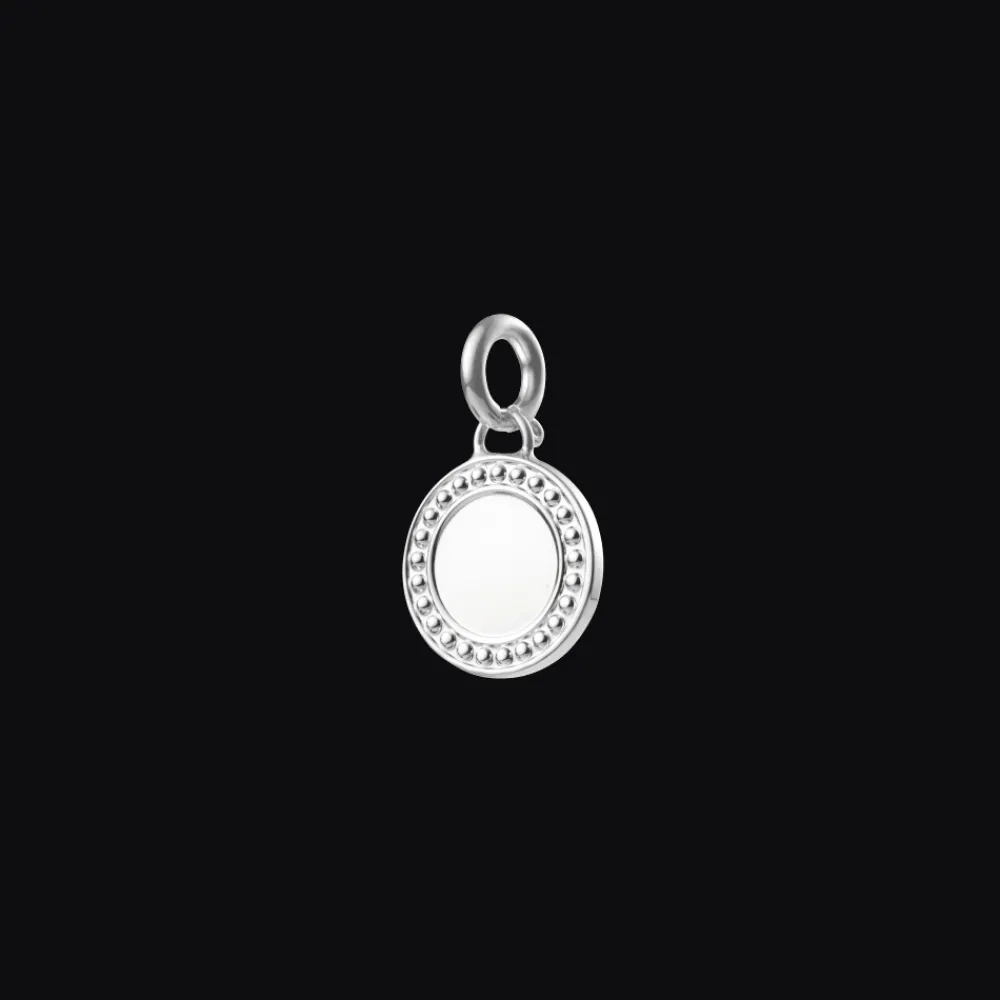 Cadeaux Personnalisables|Cadeaux Pour La Maman*Christofle Médaille en Argent Massif - Perles