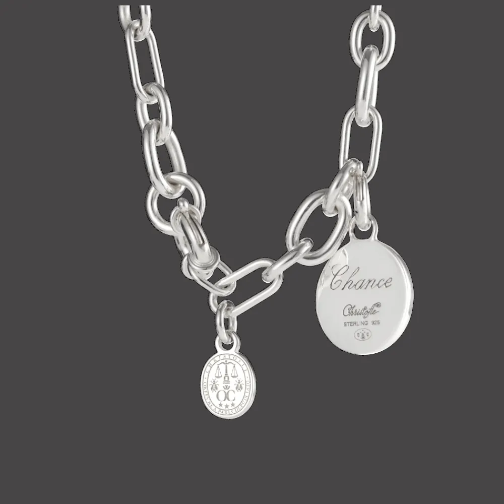 Cadeaux Personnalisables|Cadeaux Pour La Maman*Christofle Médaille en Argent Massif - Malmaison