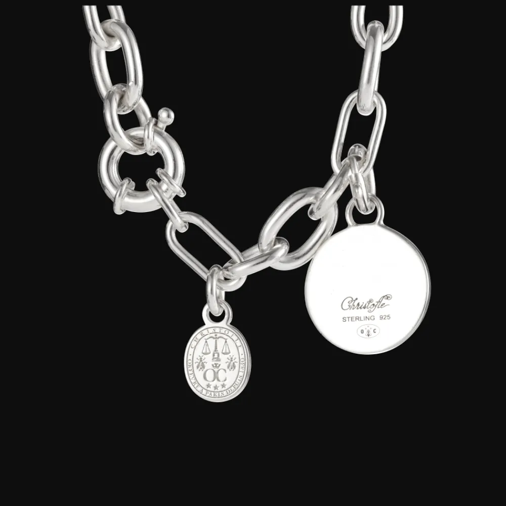 Cadeaux Personnalisables|Cadeaux Pour La Maman*Christofle Médaille en Argent Massif - Peau de Lion
