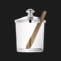 Accessoires Thé Et Café*Christofle Moutardier - Confiturier en métal argenté
