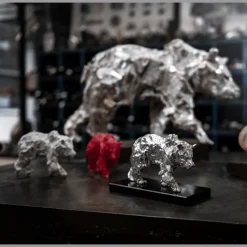 Haute Orfèvrerie*Christofle Ours petit modèle en Argent massif - Haute Orfèvrerie