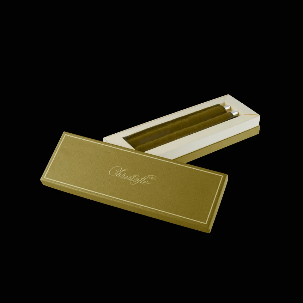Baguettes|La Trousse Et Ensembles Individuels*Christofle Paire de baguettes Infini Métal Argenté