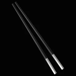 Cadeaux Personnalisables|Services Asiatiques*Christofle Paires de baguettes chinoises noires