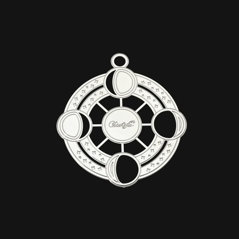 Décorations De Noël|Petite Décoration*Christofle Pampille Phases de Lune 2023 en Métal argenté