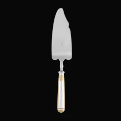 Couverts De Service*Christofle Pelle coupante à gâteaux et glace en métal argenté - dorure partielle