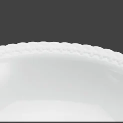 Plats|Assiettes*Christofle Plat rond creux en Porcelaine