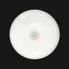 Plats*Christofle Plat rond creux en porcelaine finition Or